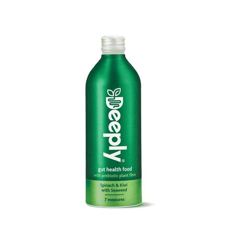 Deeply Gut Health Food Spinach & Kiwi with Seaweed 455ml LARGE SINGLE