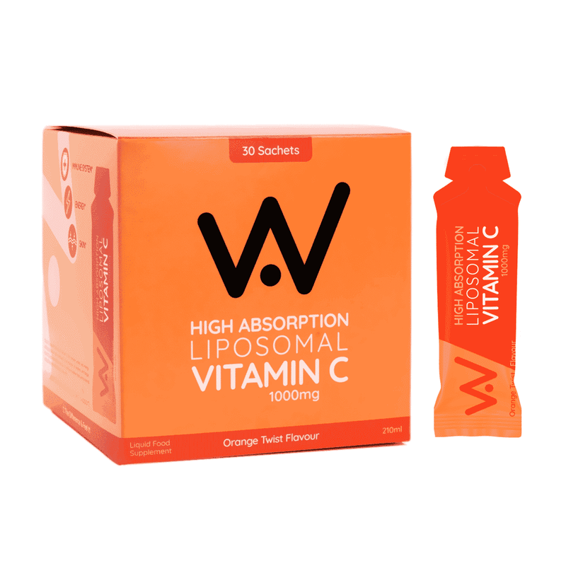 Well.Actually. HA Liposomal Vitamin C 1000mg Orange Twist Flavour 30 Sachets