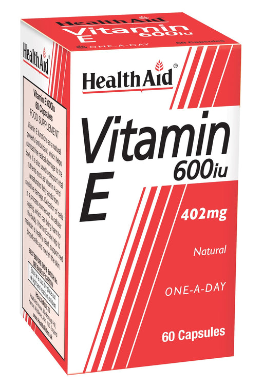 Health Aid Vitamin E 600iu 60's - Dennis the Chemist