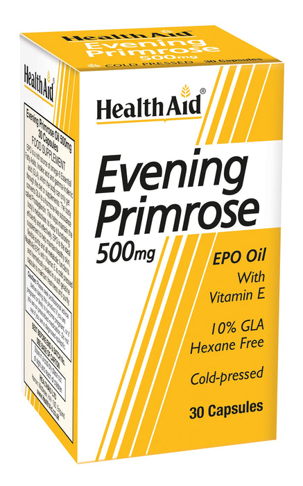 Health Aid Evening Primrose Oil 500mg 30s - Dennis the Chemist