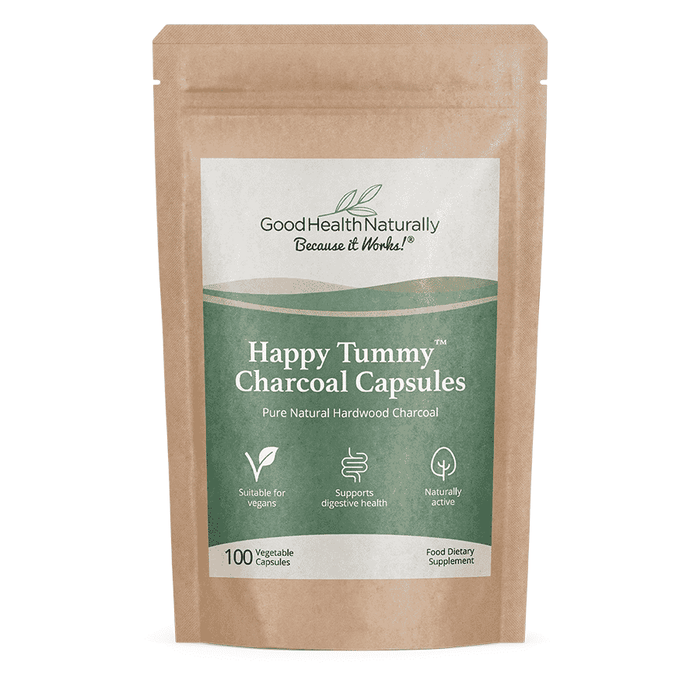 Good Health Naturally Happy Tummy Charcoal Capsules 100s