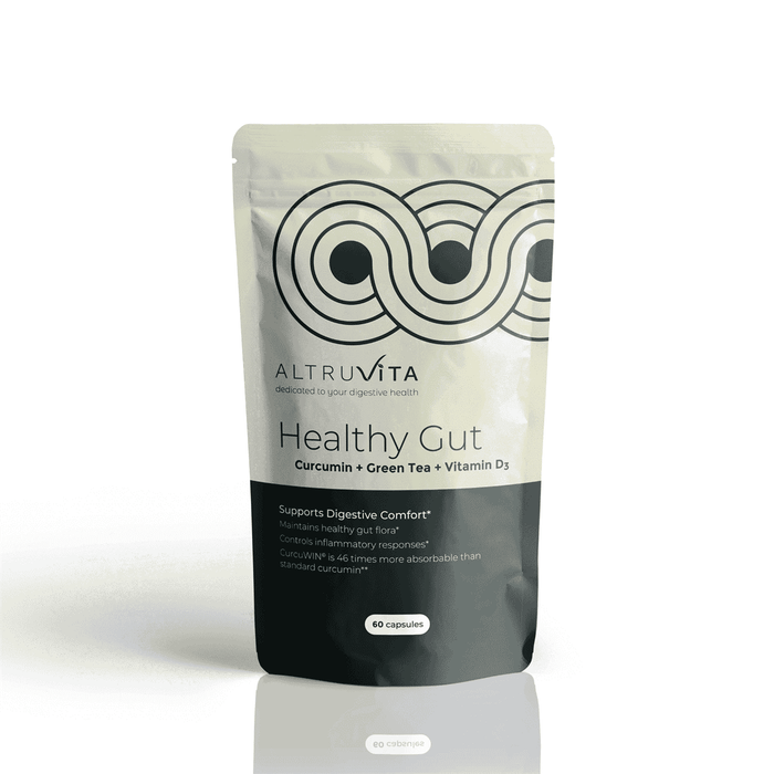 Altruvita Healthy Gut Curcumin + Green Tea + Vitamin D3 60s