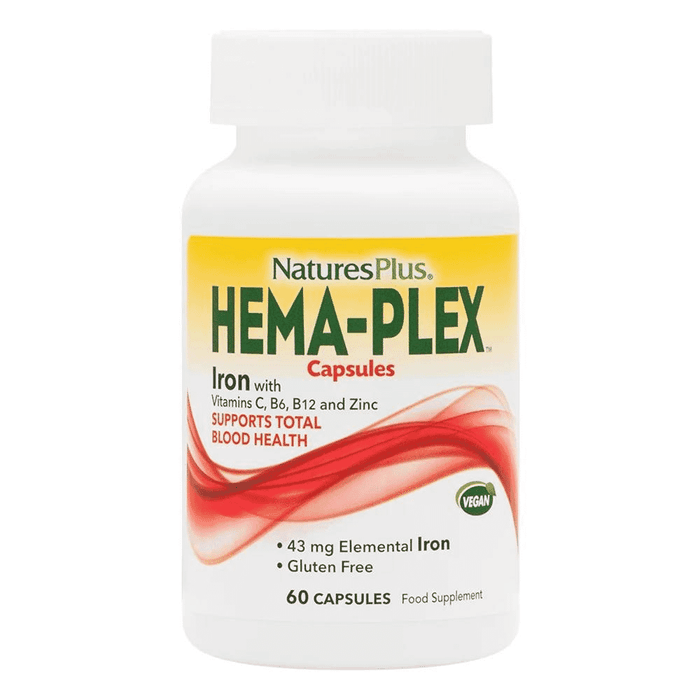 NaturesPlus Hema-Plex Iron Capsules 60s