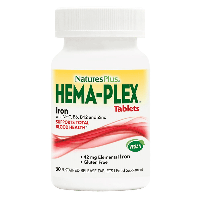 NaturesPlus Hema-Plex Iron Tablets 30s
