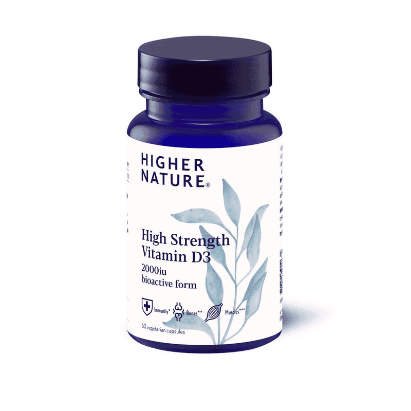 Higher Nature High Strength Vitamin D3 2000iu 60s