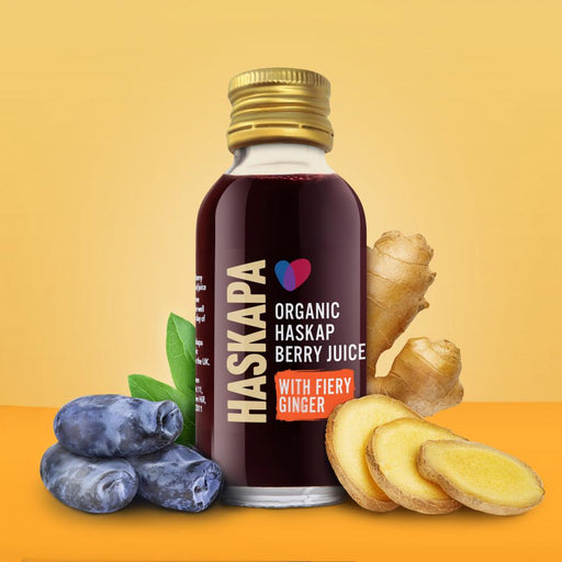 Haskapa Organic Pure Haskap Berry Juice with Fiery Ginger 60ml SINGLE - Dennis the Chemist