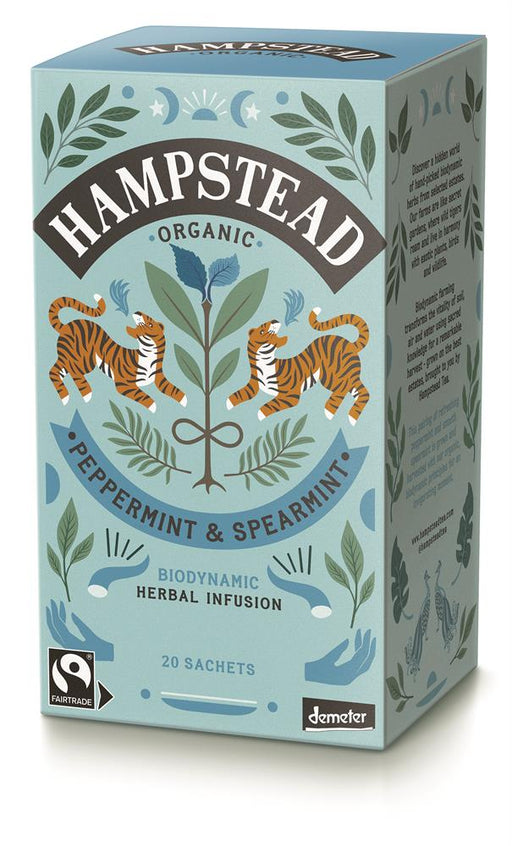 Hampstead Tea Organic Peppermint & Spearmint Tea 20's - Dennis the Chemist