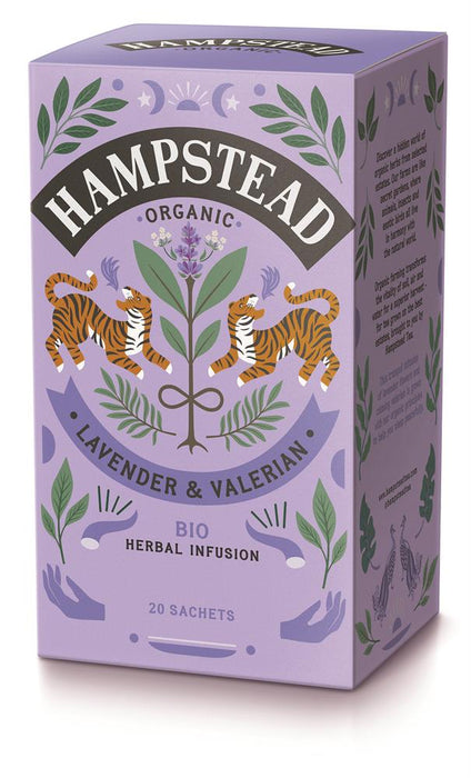 Hampstead Tea Organic Lavender & Valerian Tea 20's
