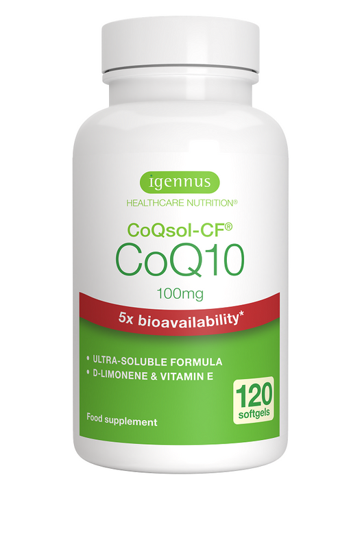 Igennus CoQsol-CF® CoQ10 100mg 120's - Dennis the Chemist