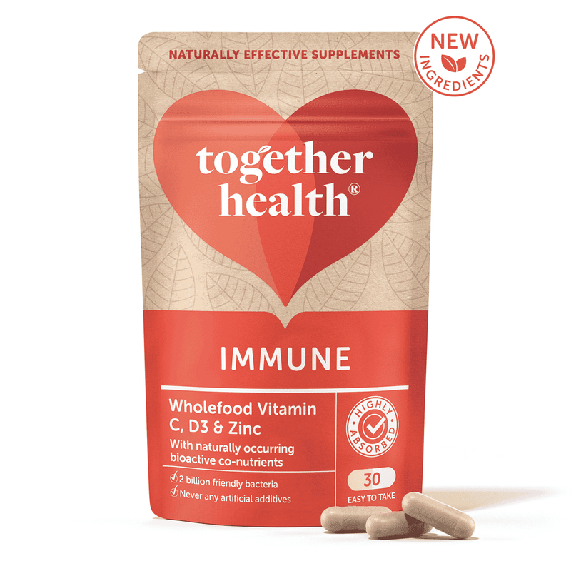 Together Health Immune Wholefood Vitamin C, D3 & Zinc 30s