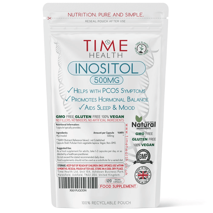 Time Health Inositol  500mg 120s