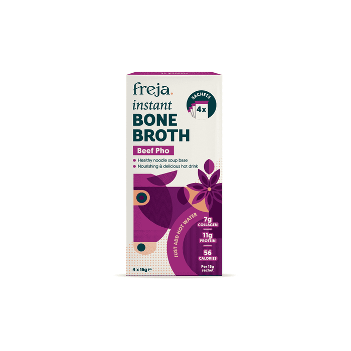 Freja Instant Bone Broth Beef Pho 4x15g