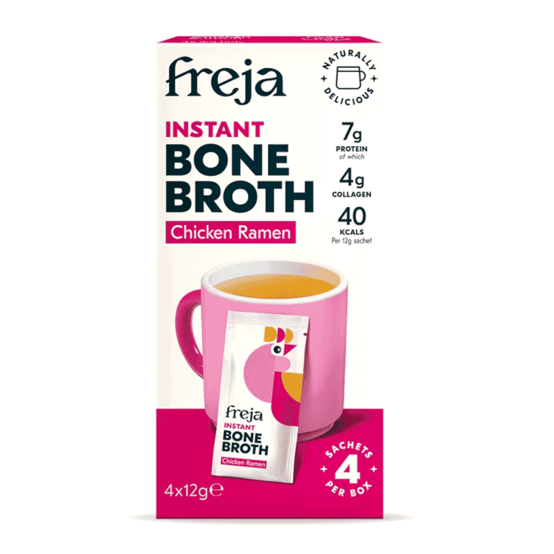 Freja Instant Bone Broth - Chicken Ramen 4x12g sachets