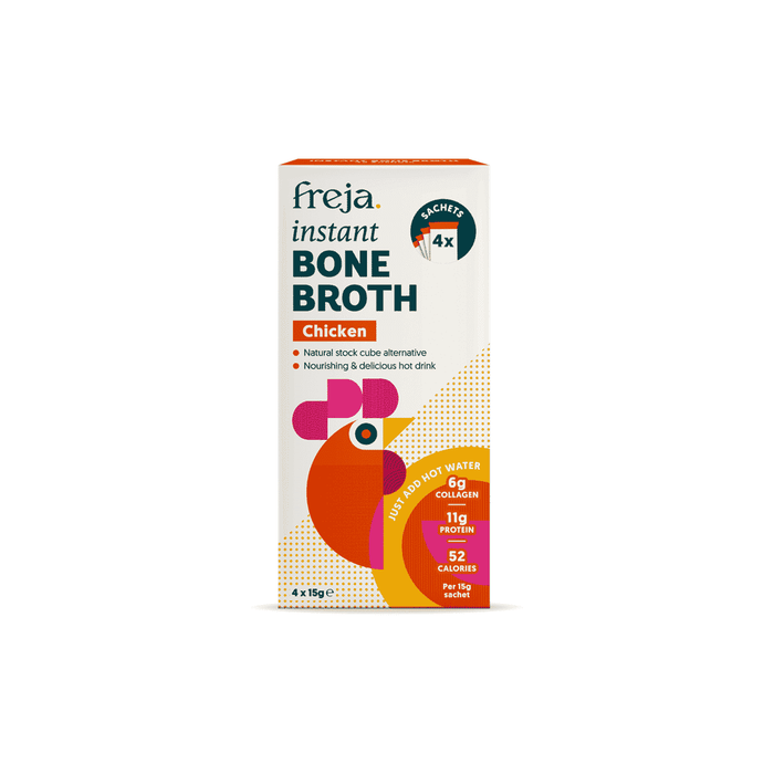 Freja Instant Bone Broth Classic Chicken 4x15g