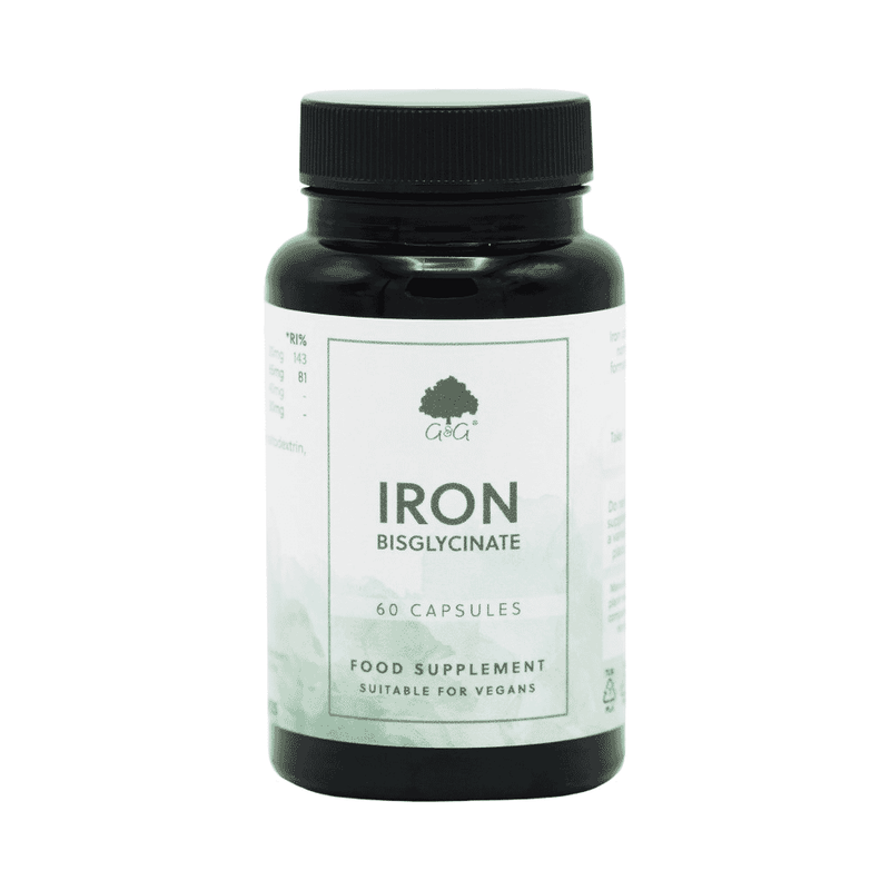 G&G Vitamins Iron Bisglycinate 20mg 60s