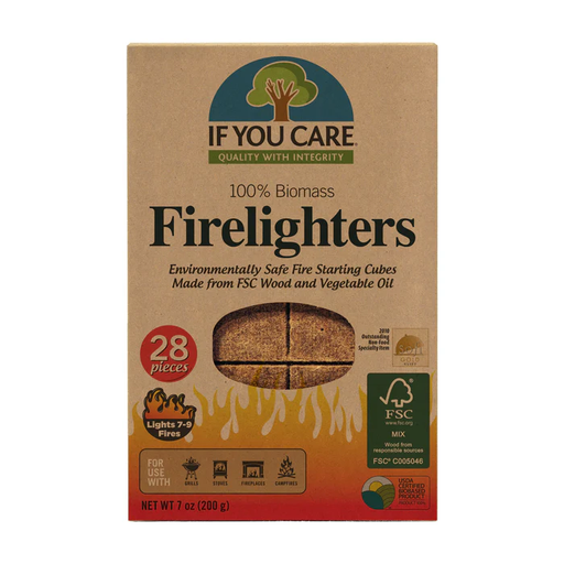 If You Care Firelighters 100% Biomass Cubes 28s - Dennis the Chemist