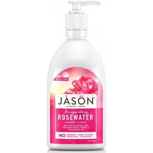 Jason Invigorating Rosewater Hand Soap 473ml - Dennis the Chemist