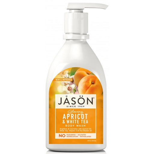 Jason Glowing Apricot & White Tea Body Wash 887ml - Dennis the Chemist