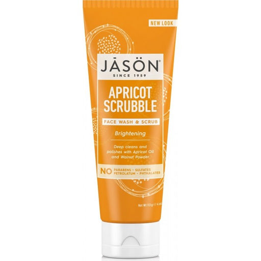 Jason Apricot Scrubble Face Wash & Scrub (Brightening) 113g - Dennis the Chemist