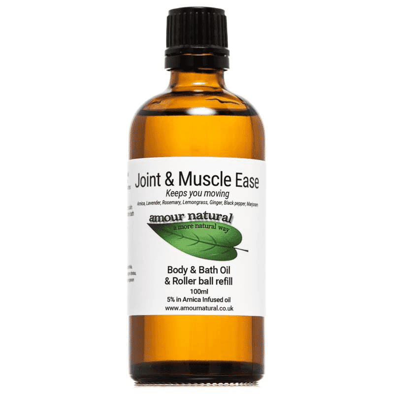 Amour Natural Joint & Muscle Ease Body & Bath Oil & Roller Ball Refill 100ml