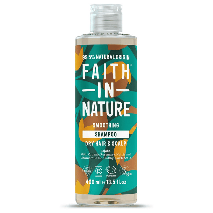 Faith In Nature Jojoba Shampoo Dry Hair & Scalp (Smoothing) 400ml