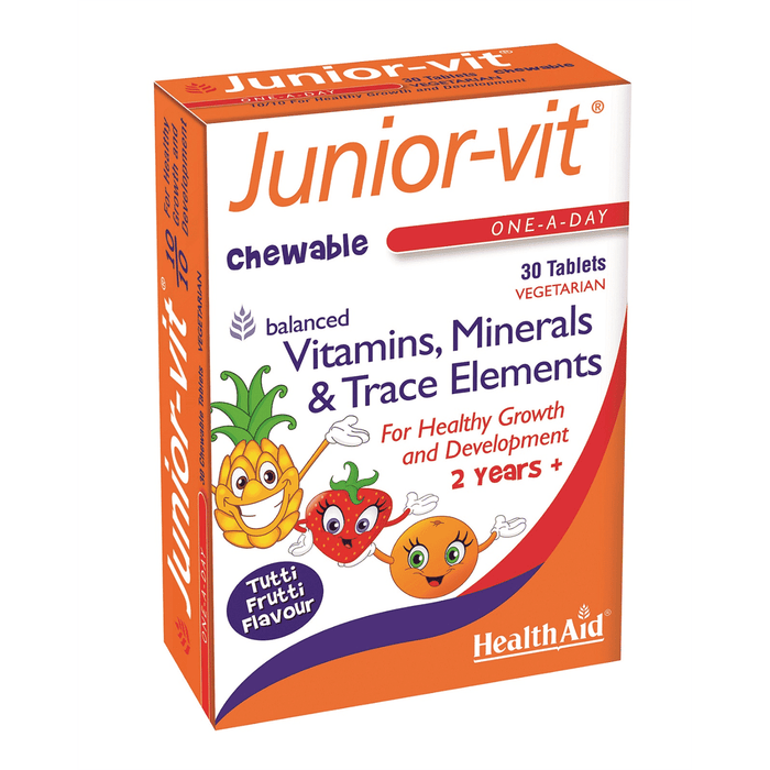 Health Aid Junior-vit Chewable Tutti Frutti Flavour 30s