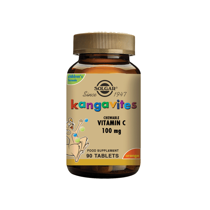 Solgar Kangavites Chewable Vitamin C 100mg Orange 90s