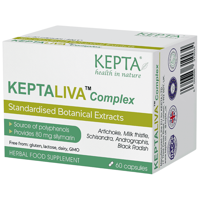 KEPTA KEPTALIVA Complex Standardised Botanical Extracts 60s