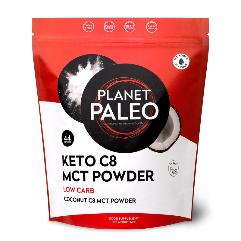 Planet Paleo Keto C8 MCT Powder Low Carb 440g
