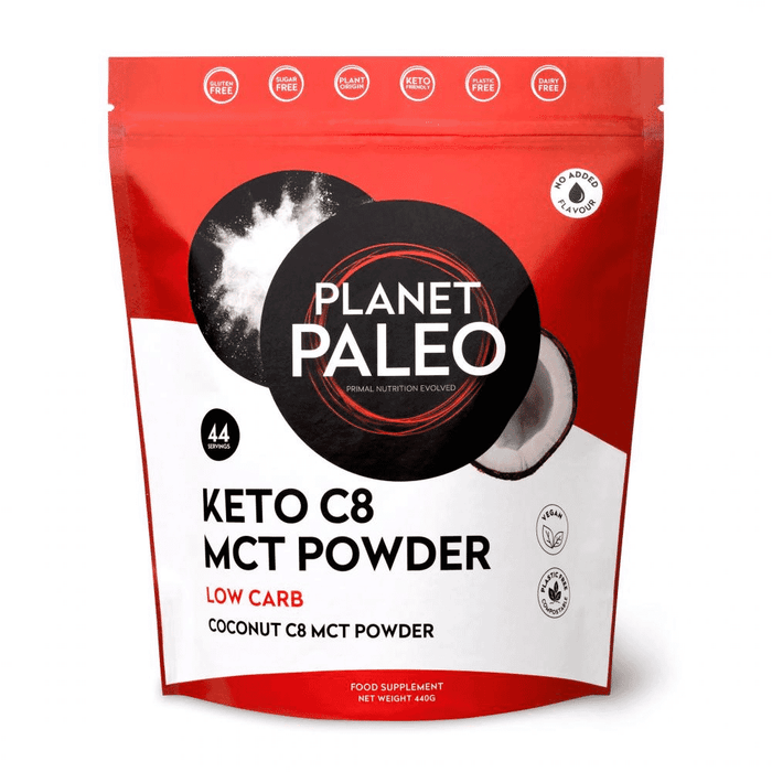 Planet Paleo Keto C8 MCT Powder Low Carb 440g
