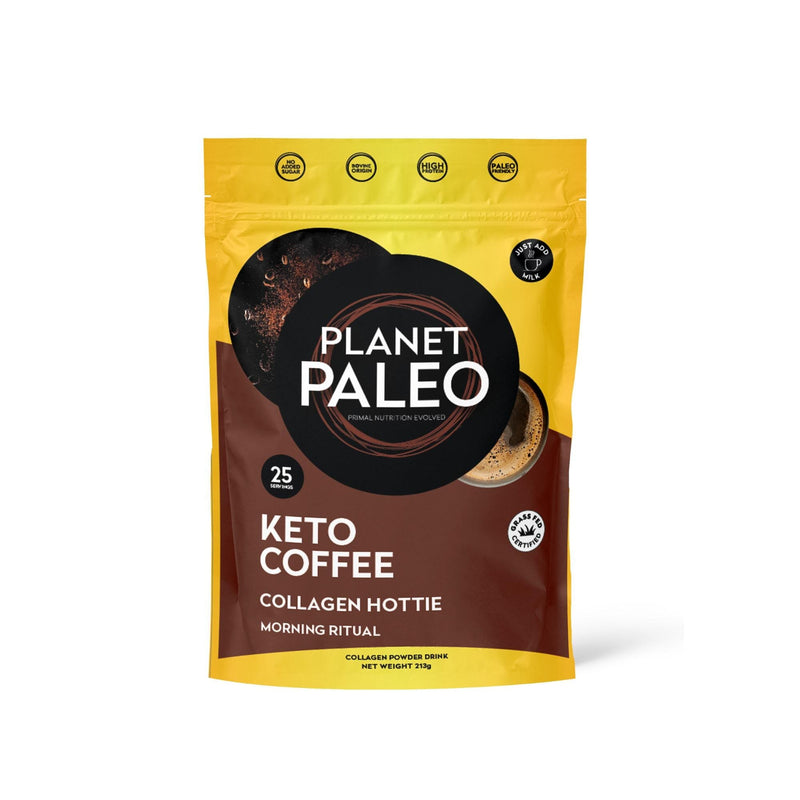 Planet Paleo Keto Coffee Collagen Hottie 213g