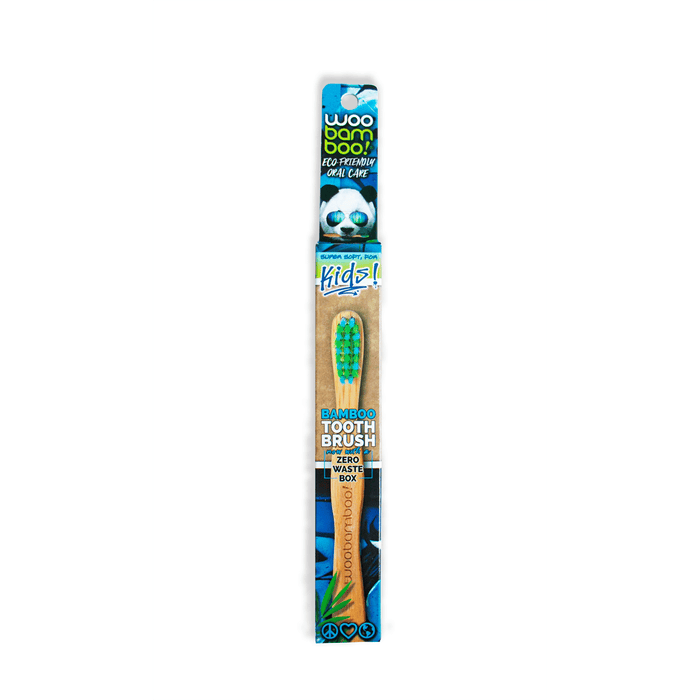 Woobamboo Kids Bamboo Tooth Brush Zero Waste Pack