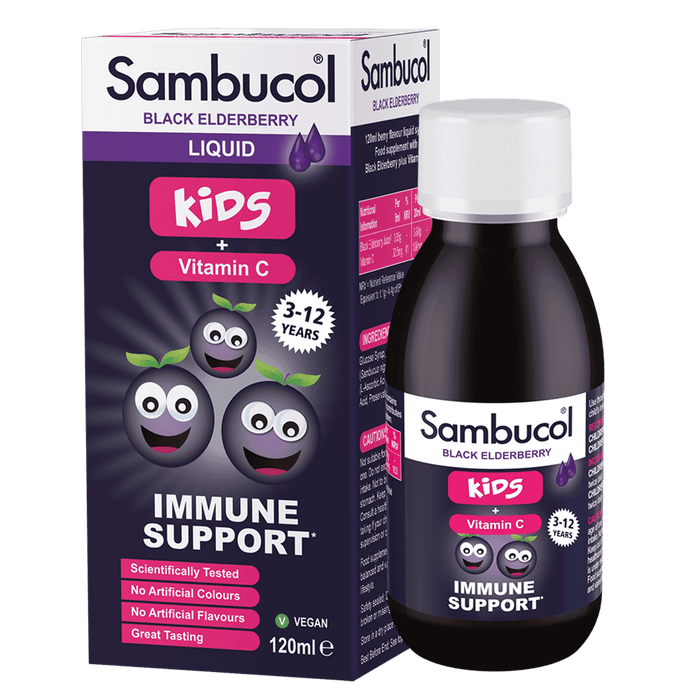 Sambucol Kids + Vitamin C Immune Support Liquid 120ml