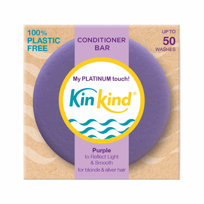 KinKind Conditioner Bar Purple 40g - Dennis the Chemist