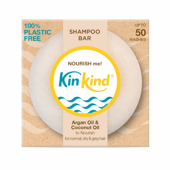 KinKind Shampoo Bar Argan Oil & Coconut Oil 50g - Dennis the Chemist