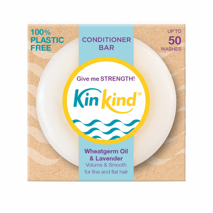KinKind Conditioner Bar Wheatgerm Oil & Lavender 40g