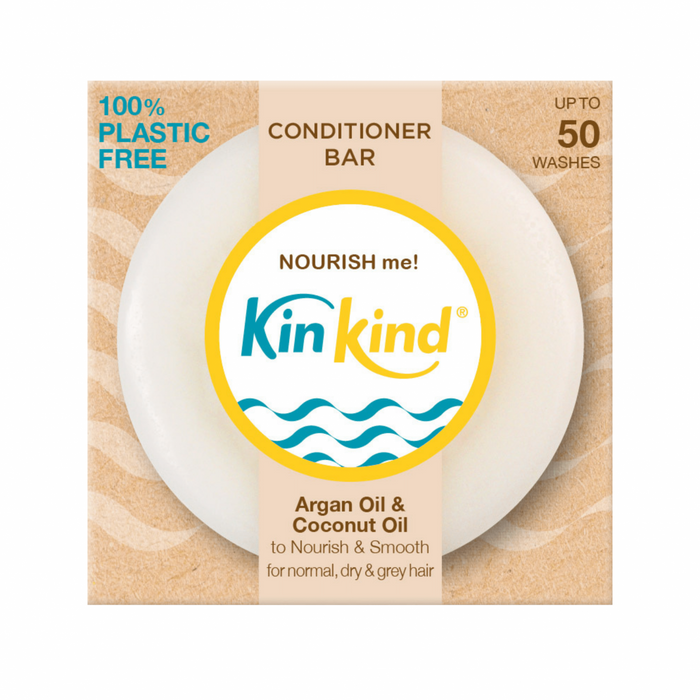 KinKind Conditioner Bar Argan Oil & Coconut Oil 40g - Dennis the Chemist