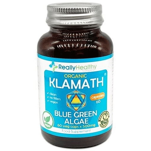 The Really Healthy Company Klamath Blue Green Algae 500mg 60s