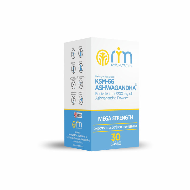 RYM Nutrition KSM-66 Ashwagandha 30s