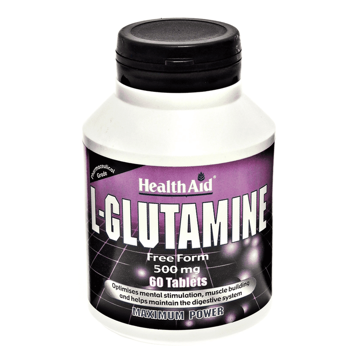 Health Aid L-Glutamine 500mg  60s