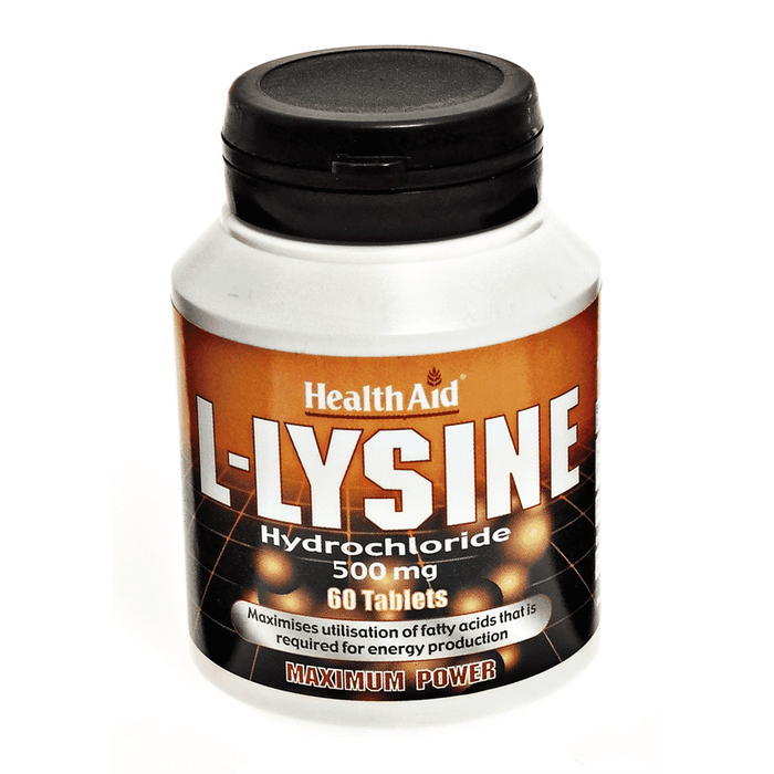 Health Aid L-Lysine Hydrochloride 500mg  60s