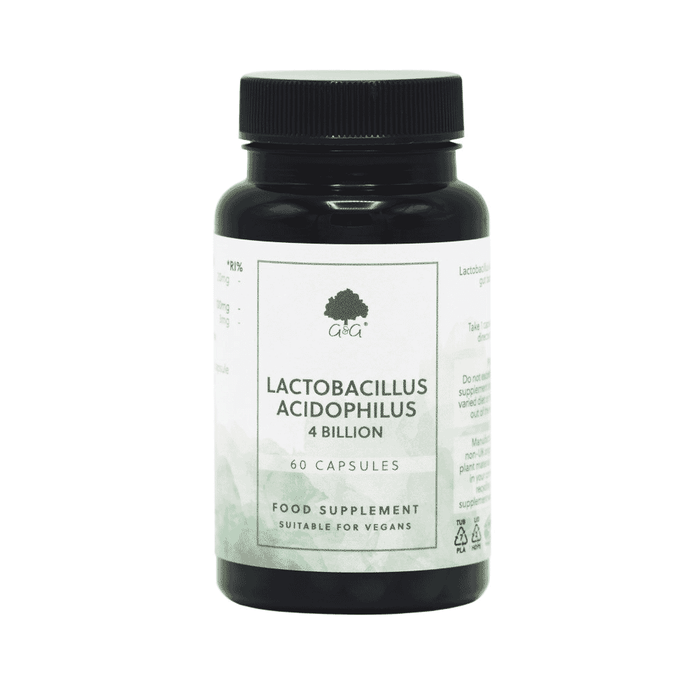 G&G Vitamins Lactobacillus Acidophilus 4 Billion 60s - Dennis the Chemist