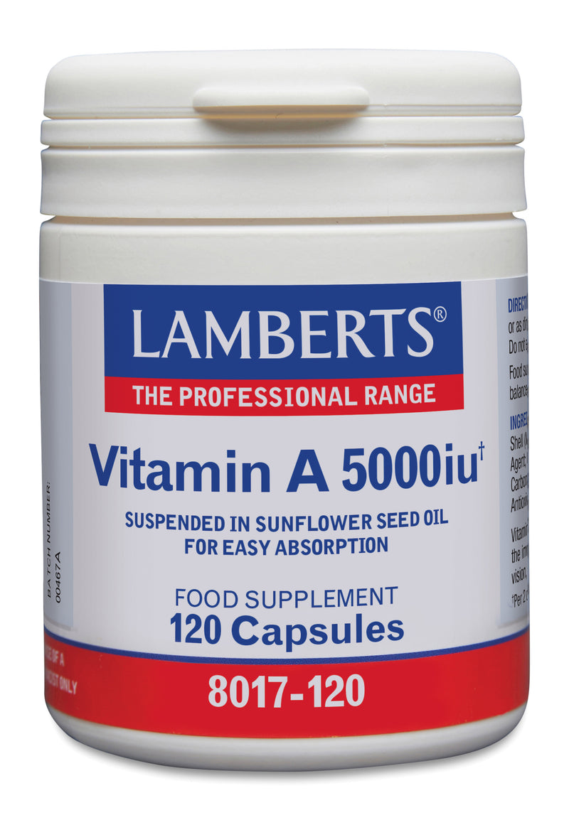 Lamberts Vitamin A 5000iu 120's - Dennis the Chemist