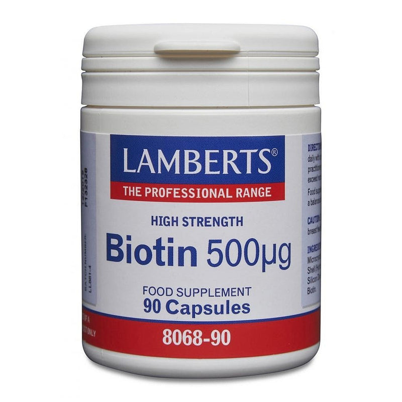 Lamberts Biotin 500ug 90's - Dennis the Chemist