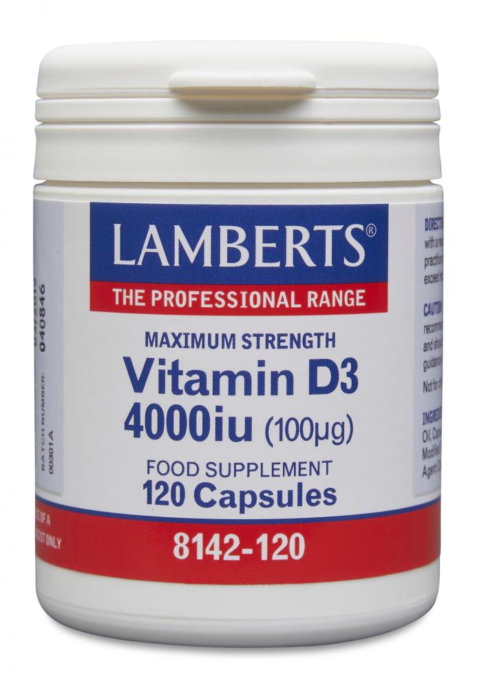 Lamberts Vitamin D3 4000iu 120's - Dennis the Chemist