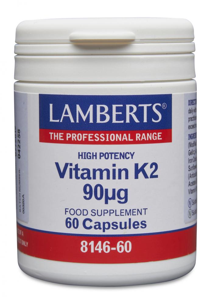 Lamberts Vitamin K2 90ug 60's - Dennis the Chemist