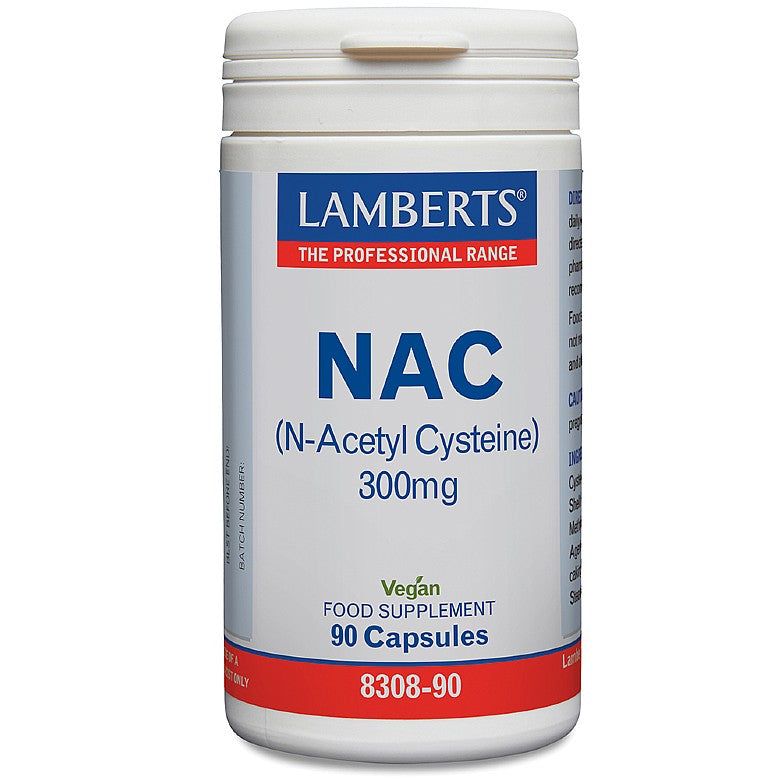 Lamberts NAC (N-Acetyl Cysteine) 300mg 90s - Dennis the Chemist