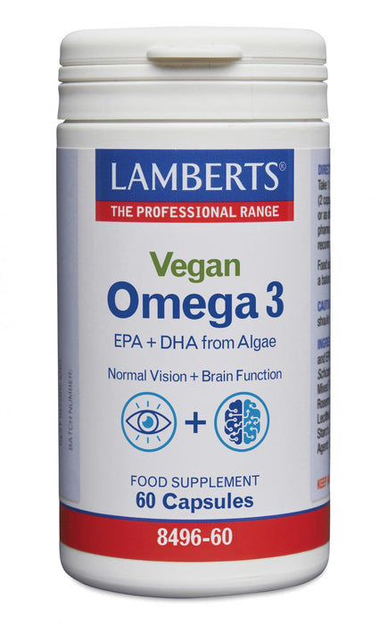 Lamberts Vegan Omega 3 60s - Dennis the Chemist