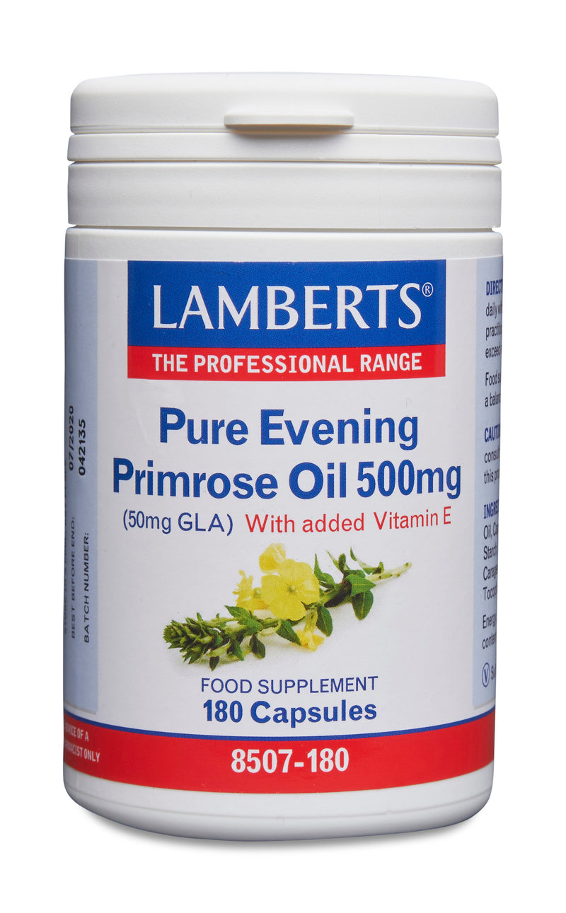 Lamberts Pure Evening Primrose Oil 500mg 180's - Dennis the Chemist