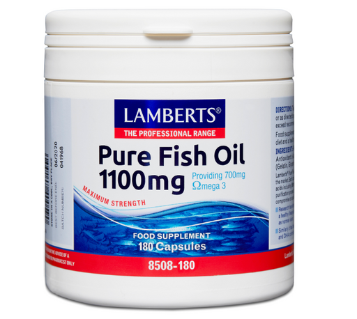 Lamberts Pure Fish Oil 1100mg 180's - Dennis the Chemist